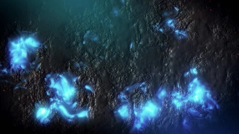Lava BLUE 4K Loopable Background Stock Footage 122996489
