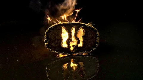 Lava boiling Vidéo 108002578