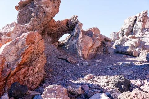 Lava building Foto stock