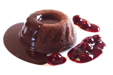 Lava Cake Stock Photos