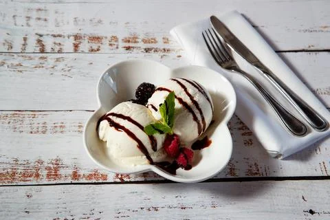 Lava cake sugar cookie Stock Photos