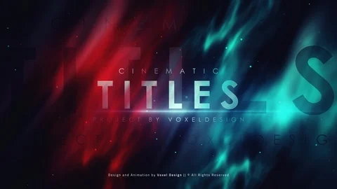 LAVA Cinematic Titles Stock After Effects