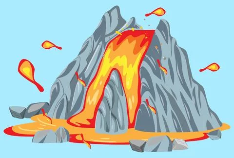 Lava Concept Illustration Stock Illustration