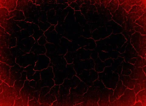 Lava crack ground Illustrazione stock