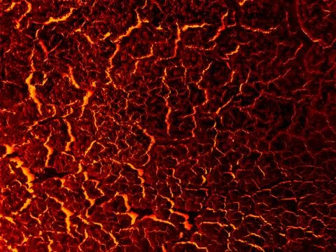 Lava crack ground mud textured Stock Photos