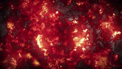Lava Element Rad aura Stock Photos