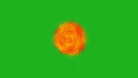 Lava extraction motion graphics with green screen background Stock Footage 156458962