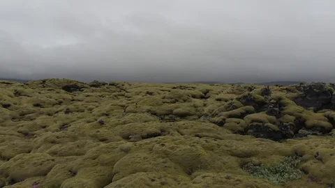 Lava Field 4k Stock Footage 122655201