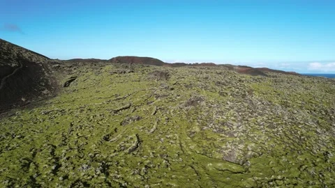 Lava field in Iceland Stock Footage 257043752