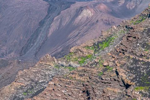 Lava Field Panorama Stock Photos