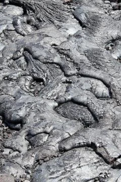 Lava field Stock Photos