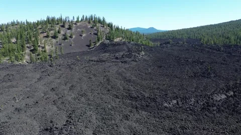 Lava Flow in Central Oregon. Vidéo 318894022