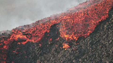 Lava flow 스톡 동영상 42263132