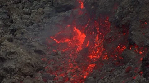 Lava flow 스톡 동영상 50879783