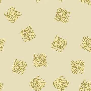 Lava flow line seamless pattern Stock Illustration
