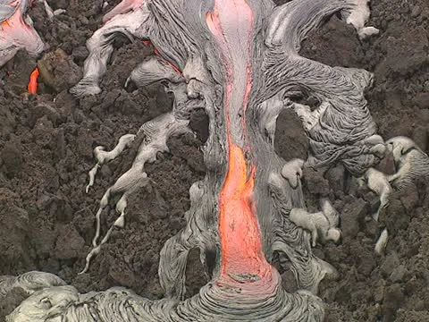 Lava Flow on Mauna Loa Stock-Footage 22244195