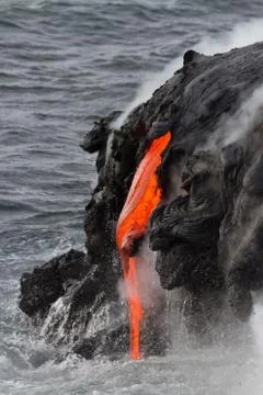 Lava flow Stock Photos