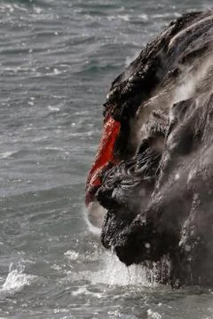 Lava flow Foto stock