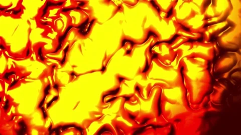 The lava flowing animation close up background. Fiery Red And Yellow Paint .. Stock Footage 293486533