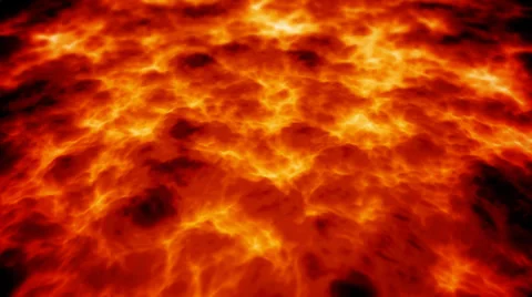 Lava flowing Stock Footage 32535167