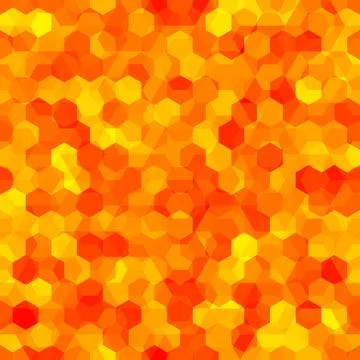 Lava Halftone Modern Design Backdrop. Hot Red Bright Pixel Camouflage Illustrazione stock