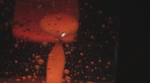 Lava Lamp Abstract Liquids In Motion Variation Three Stock Footage 60691350