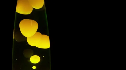 Lava Lamp on black background Video stock 37527412