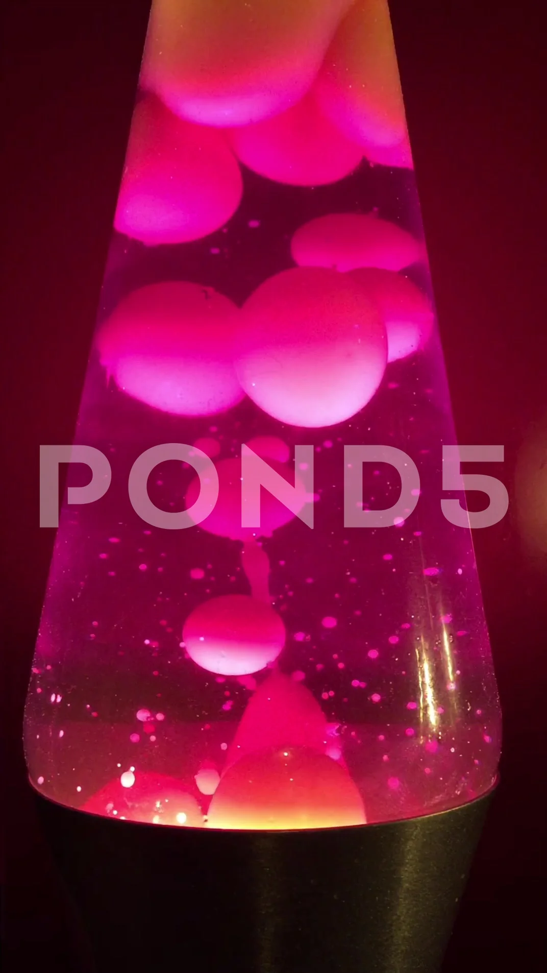 Lavalampen Höhe 45cm Lavaleuchte mit pinker Lava Dekorative LavalampeJenny LA551907 in pink mit transparenter Flüssigkeit 