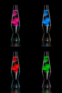 Lava lamp Stock Illustration