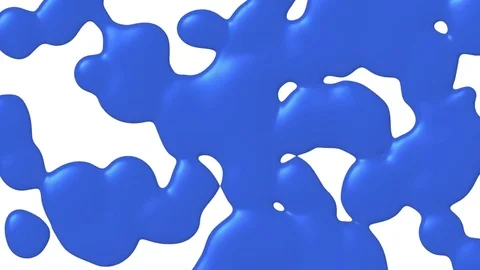 Lava lamp motion background blue Stock Footage 76025634