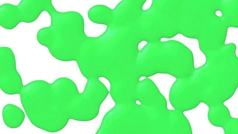 Lava lamp motion background green Video stock 76025650