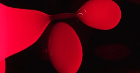 Lava Lamp Red 4K  Stock Footage 71006114