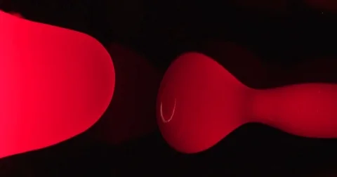 Lava Lamp Red 4K Stock Footage 71014466
