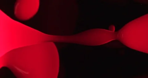Lava Lamp Red 4K Stock Footage 71017914