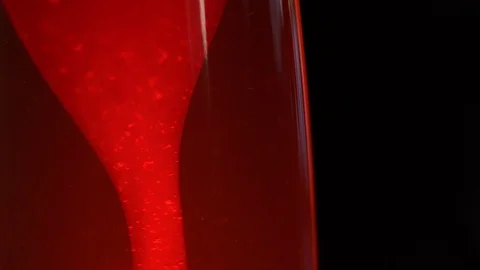 Lava lamp red Stock Footage 94708037