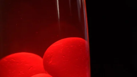 Lava lamp red Stock Footage 94714658
