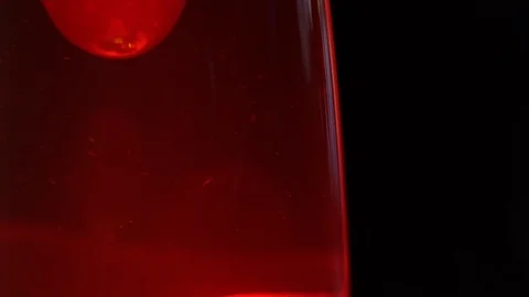 Lava lamp red Stock Footage 94724709