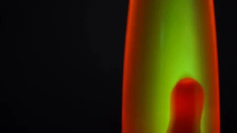 Lava lamp red Stock Footage 94725687