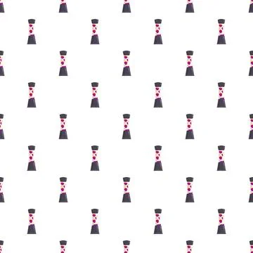 Lava lamp repeating pattern generating retro background Illustrazione stock