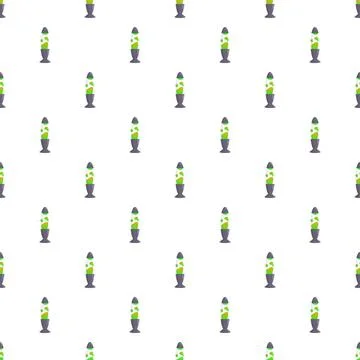 Lava lamp repeating pattern with retro style Stockillustratie
