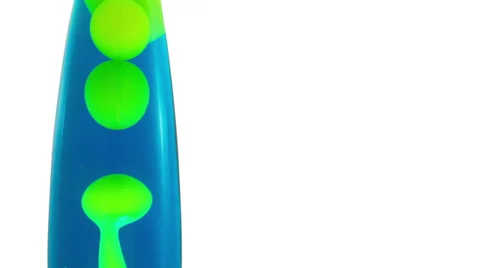 Lava Lamp on white background Video stock 37527170