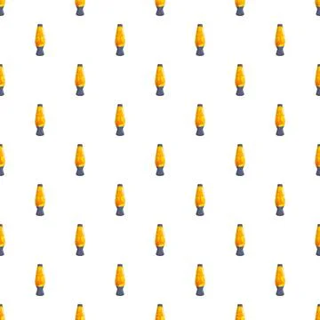 Lava lamps pattern repeating retro groovy design Illustrazione stock
