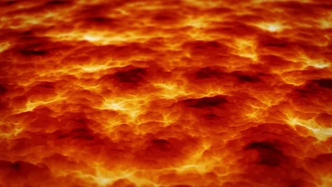 Lava loop flowing Stock Footage 80584574