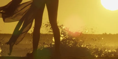 Lava Ocean Video stock 100373812