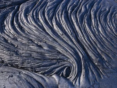 LAVA PATTERNS HAWAII Stock Photos