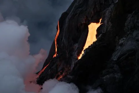 Lava Pierce Stock Photos