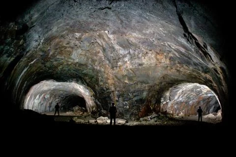 Lava River Cave Stock Photos