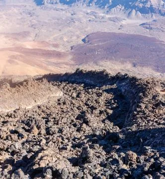 Lava river Foto stock