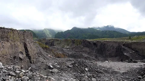 Lava Rocks Steaming Stock Footage 37697839