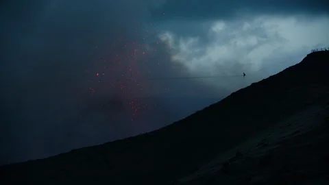 Lava Slackline 스톡 동영상 276659958